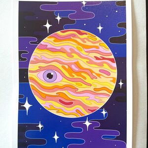 Planet’s Watching /trippy print