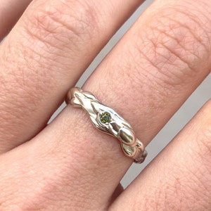 Organic Liquid ring, Chunky Silver Ring, Liquid metal ring, Organic shaped ring, Colourful gemstones ring