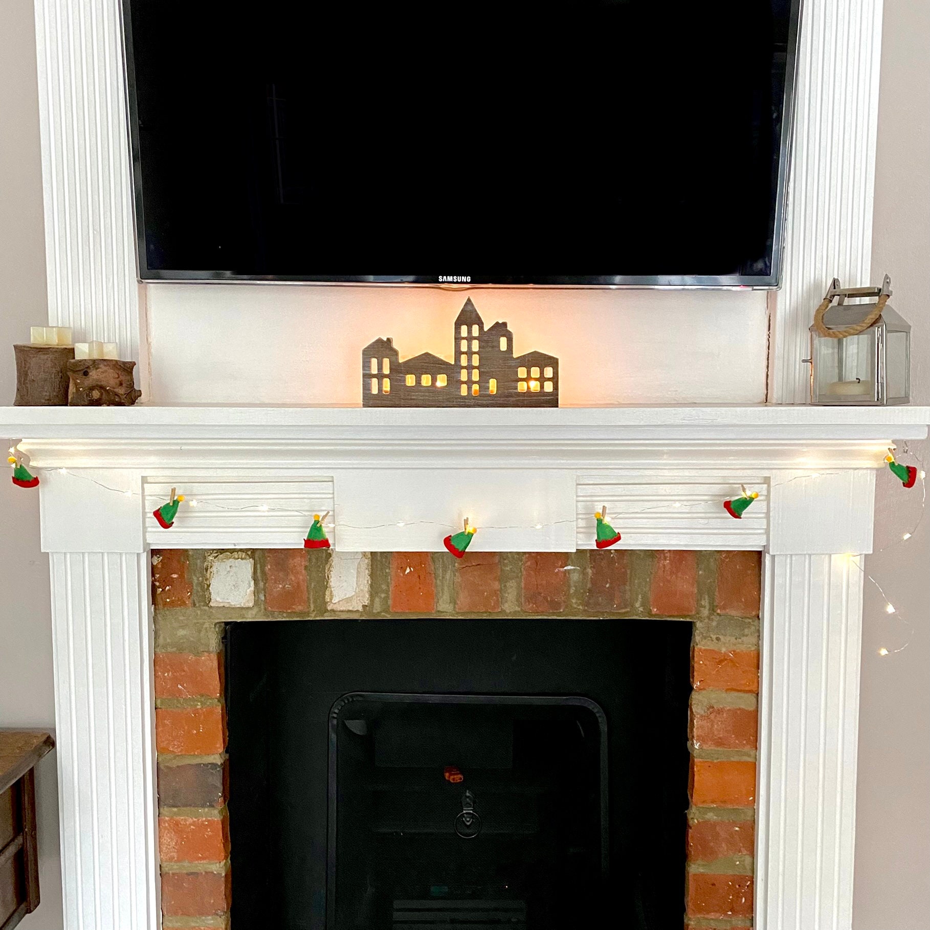 Christmas Hat Garland Secret Santa Gift Idea Elf Hats Etsy UK