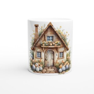 Easter Cottage Mug #1