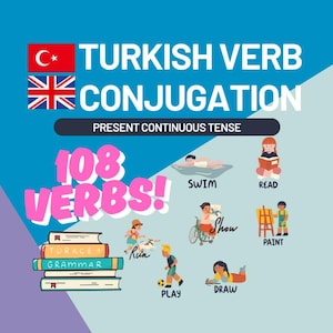 Guide till turkisk verbkonjugation | Presens (PDF)