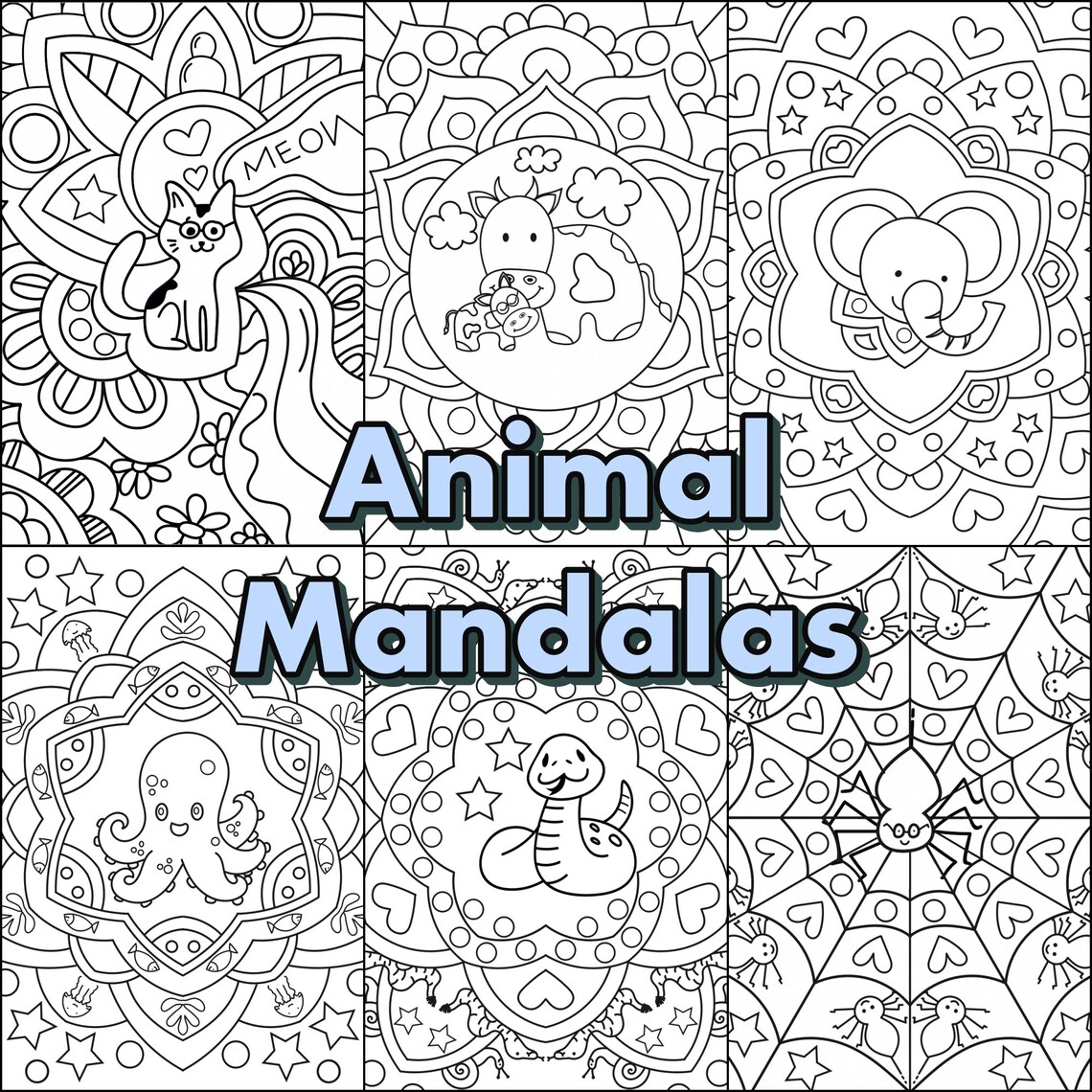 Kids Coloring Pages Printable Mandala Coloring Pages for Kids Kids Animal Coloring Pages Kids ...