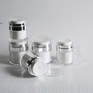 15g 30g 50g Plastic Airless Pomp Jar Hervulbare Zalfpotje Vacuümpomp Fles Dispenser Reispomp Containers voor Lotions Crèmes Moisturizer afbeelding 5