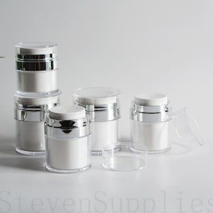 15g 30g 50g Plastic Airless Pomp Jar Hervulbare Zalfpotje Vacuümpomp Fles Dispenser Reispomp Containers voor Lotions Crèmes Moisturizer afbeelding 6