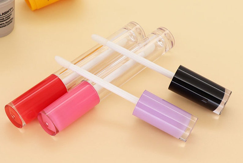 5/200pcs 5ml Clear Empty Lip Gloss Tubes with Wand DIY Etsy
