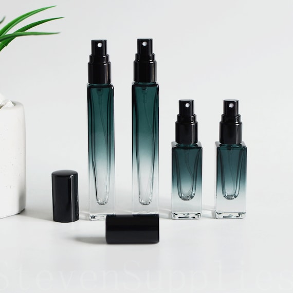 5 Bottiglie Spray Da Viaggio 10ml - Trasparenti, Con Etichette, Per Cosmetici E Profumi