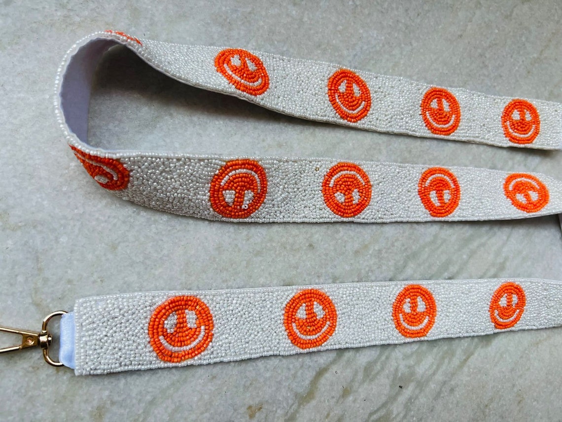 Beaded Purse Strap Beaded Bag Strap College Purse Strap Etsy