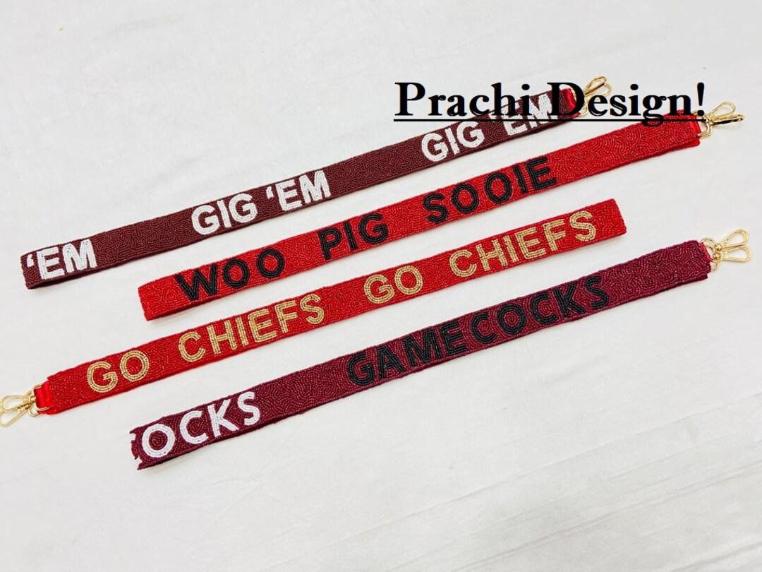 Latest Beaded Straps Go Chiefs Woo Pig Sooie Gig'em Etsy