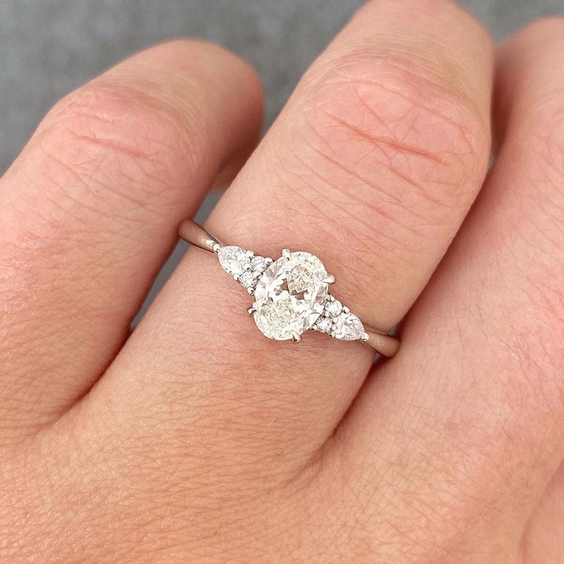 Oval Engagement Ring by HKJ