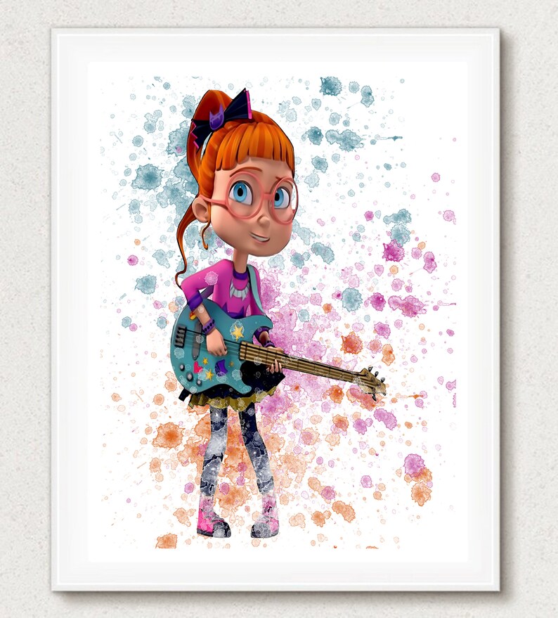 Vampirina Print Vampirina Decor Bridget Poster Bridget Art Etsy