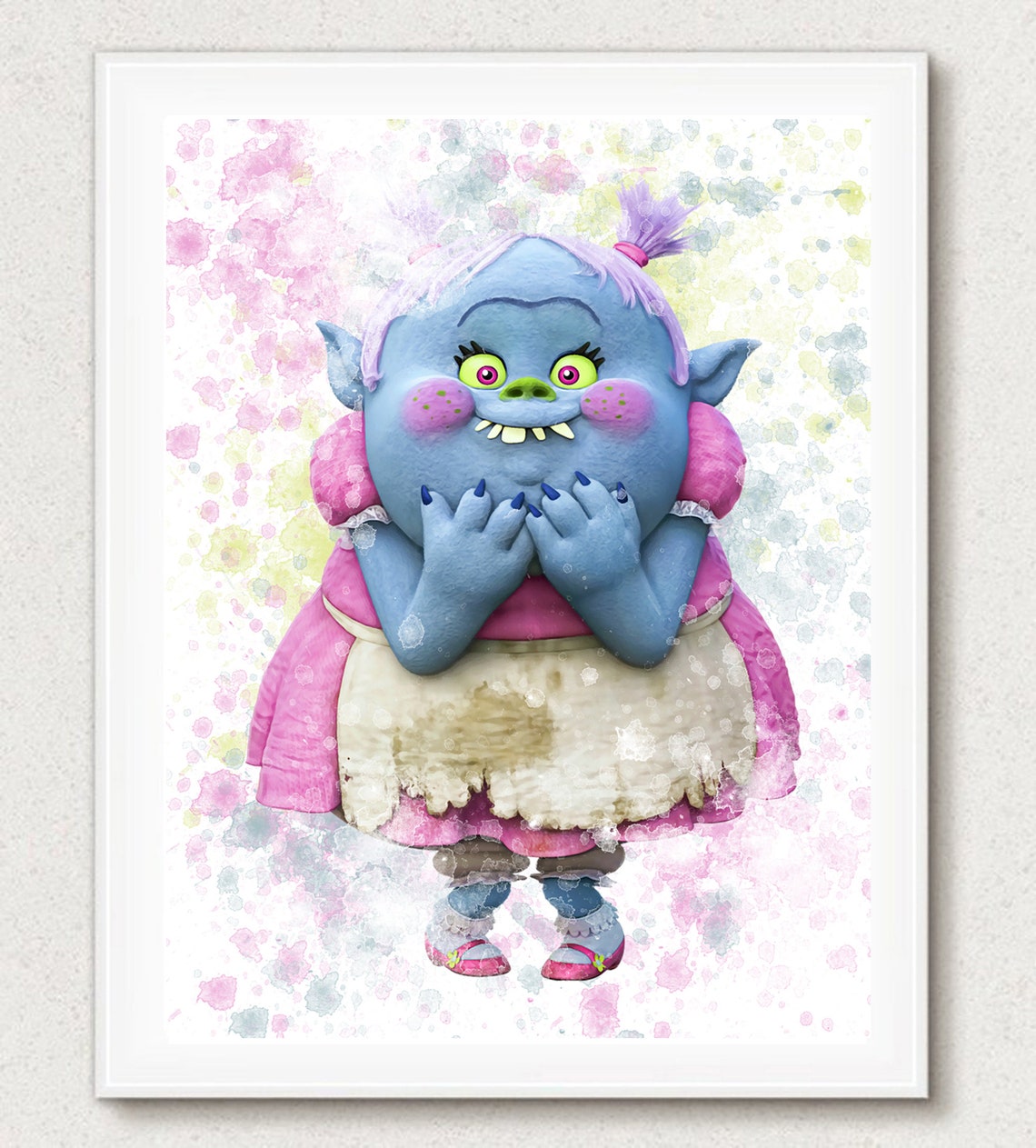 Lady Glitter Sparkles Trolls Bridget Prince Gristle Set of | Etsy