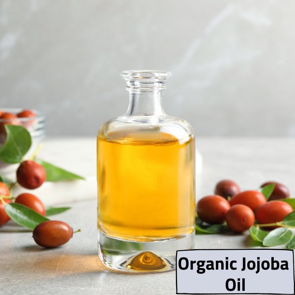 Cold Pressed Organic Golden Jojoba Oil | 100% Pure | Vegan | Hair, Skin, Face, Nails & Beard Oil | Bottled in the UK