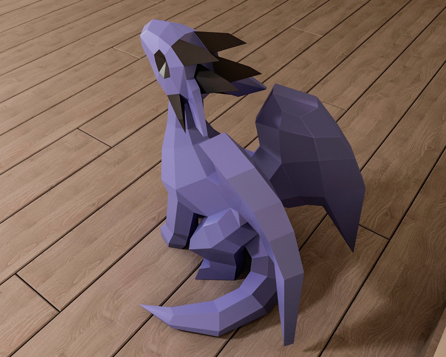 3D paper craft dragon papercraft little dragon diy paper | Etsy