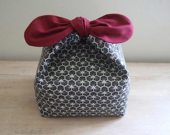 Insulated Lunch Bag, Meal Bag, Snack Bag, Bento Bag, Lunch-bag, Cotton Lunchbox