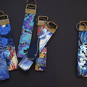 Fabric key ring, party gift, bag jewelry, gift idea, key fob, key