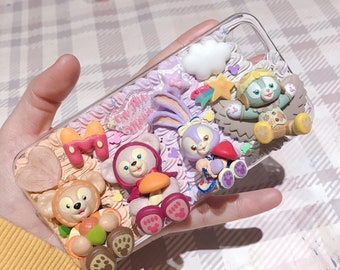 Telefoonhoesje gedecodeerd, telefoonhoesje op maat, gepersonaliseerd telefoonhoesje, hoesje met slagroomeffect voor elk apparaat, regenboogtelefoonhoesje, Duffy-pop