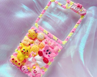 Z flip 7 phone case,Decoden Phone case, Custom phone case, Personalized phone case,Whipped Cream Effect casefor any device
