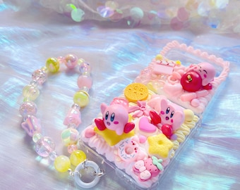 Decoden Phone case, Kirby phone case,Custom phone case, Personalized phone case,Whipped Cream Effect casefor any device