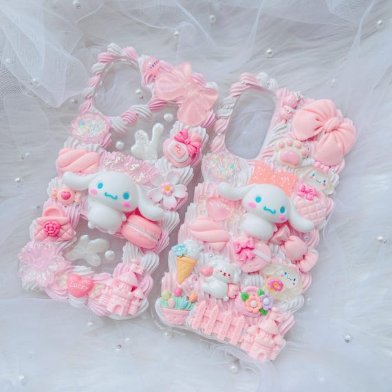 Cinnamon roll phone case,Decoden Phone case, Custom phone case, Personalized phone case,Whipped Cream Effect case,for any device Cinnamon roll phone case,Decoden Phone case, Custom phone case, Personalized phone case,Whipped Cream Effect case,for any device