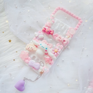 Z flip 7 phone case,Decoden Phone case, Custom phone case, Personalized phone case,Whipped Cream Effect casefor any device