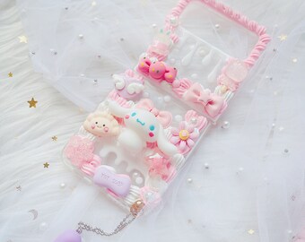 Z flip 7 phone case,Decoden Phone case, Custom phone case, Personalized phone case,Whipped Cream Effect casefor any device