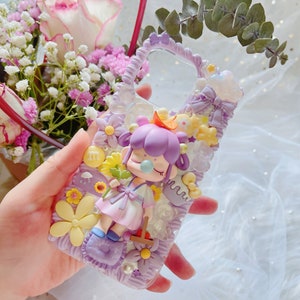 Decoden Phone case, Custom phone case, Personalized phone case,Whipped Cream Effect casefor any device,Nanci doll