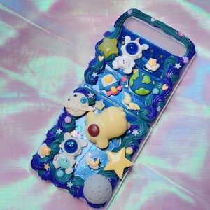 Z flip 7 phone case,Decoden Phone case, Custom phone case, Personalized phone case,Whipped Cream Effect casefor any device