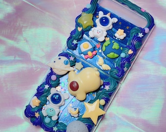 Z flip 7 phone case,Decoden Phone case, Custom phone case, Personalized phone case,Whipped Cream Effect casefor any device