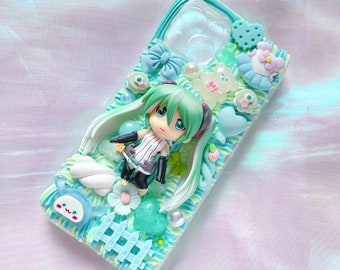 Custodia per telefono anime, custodia per telefono Decoden, custodia per telefono personalizzata, custodia per telefono personalizzata, custodia effetto panna montata per qualsiasi dispositivo