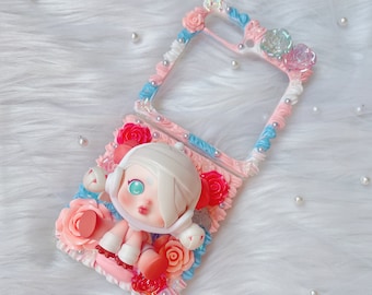Telefoonhoesje Skull Panda Decoden: custom slagroomeffect