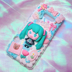 Anime phone case,Decoden Phone case, Custom phone case, Personalized phone case,Whipped Cream Effect casefor any device, Z flip 7 phone case