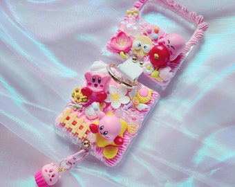 Decoden Phone case, Custom phone case, Personalized phone case,Whipped Cream Effect casefor any device,Kirby phone case