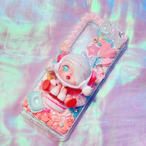 Skull Panda,POP MART phone case, Decoden Phone case, Custom phone case, Personalized phone case,Whipped Cream Effect casefor any device