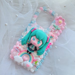 Anime phone case,Decoden Phone case, Custom phone case, Personalized phone case,Whipped Cream Effect casefor any device, Z flip 7 phone case