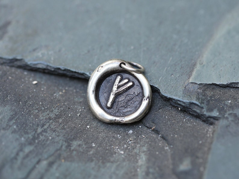 Handcrafted Rune Wax Seal Jewelry , Invoking Prosperity - Etsy