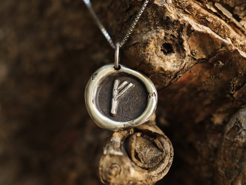 Handcrafted Rune Wax Seal Jewelry , Invoking Prosperity - Etsy