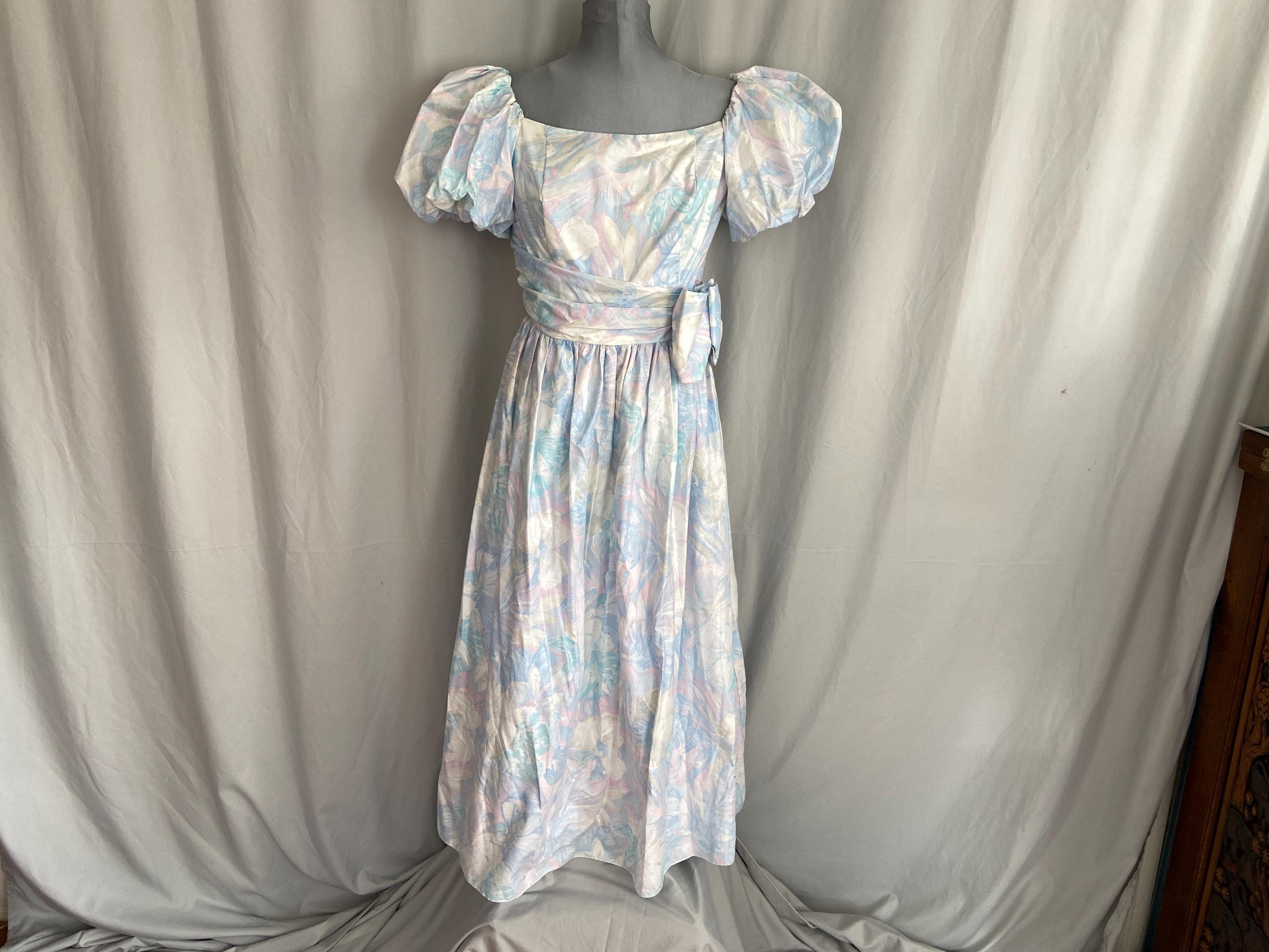 80s Puffy Dress - Etsy