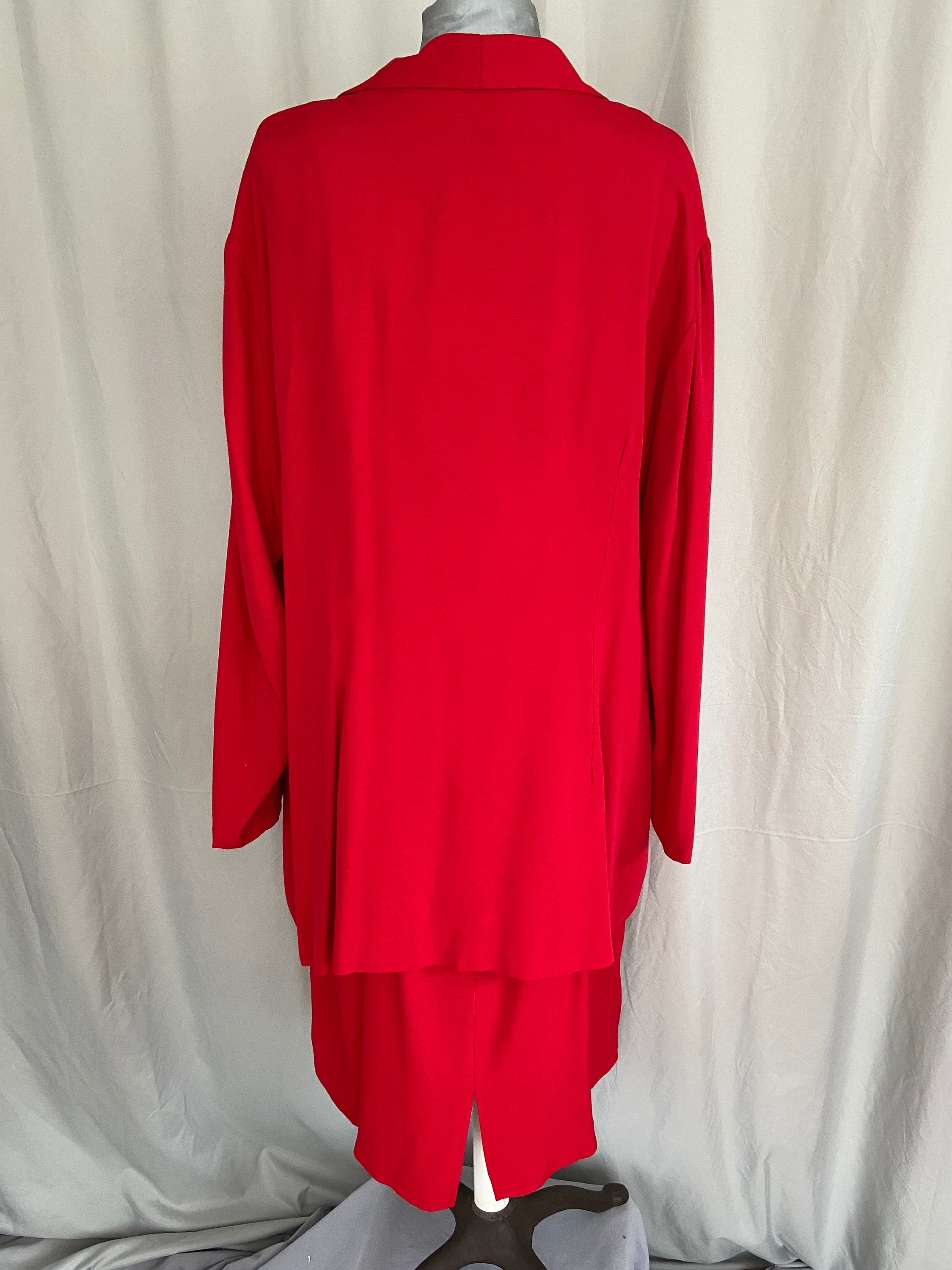 red jacket dress plus size Plus Size Danica Blazer Dress