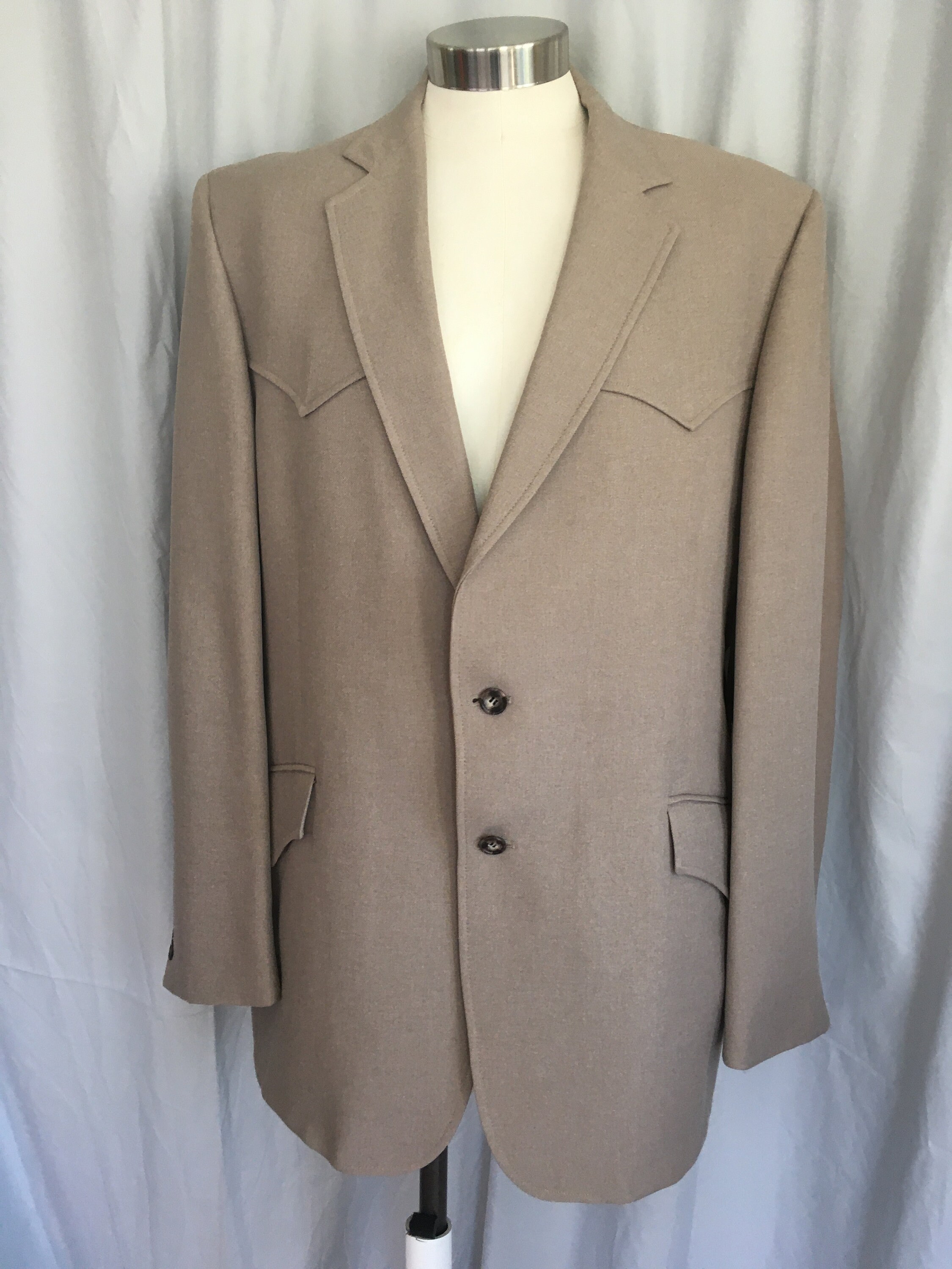 Sport Coat Beige Cowboy Suit 