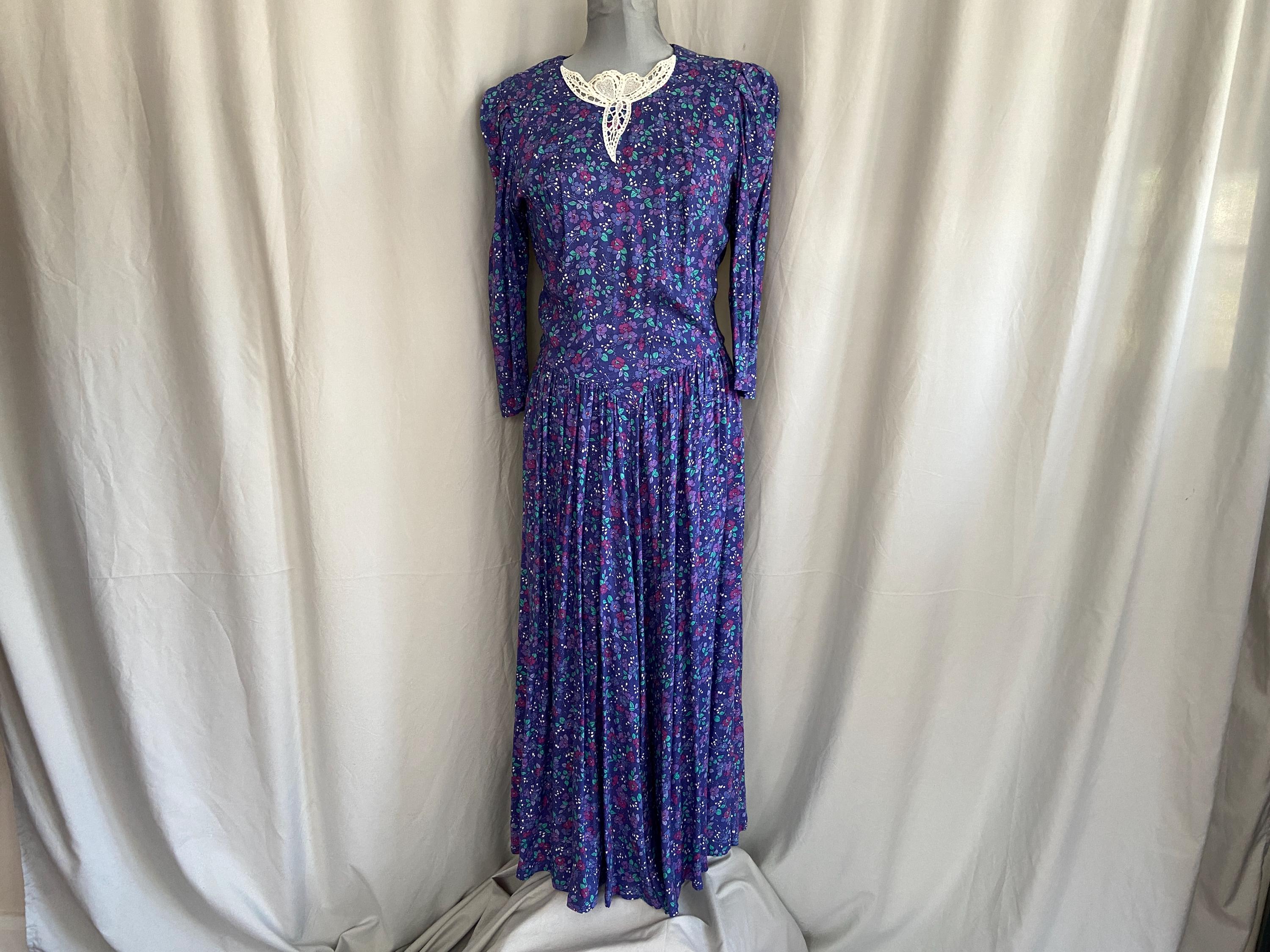 blue basque waist dress Spring Dawn Basque Waist Maxi Dress Floral Blue main image 0
