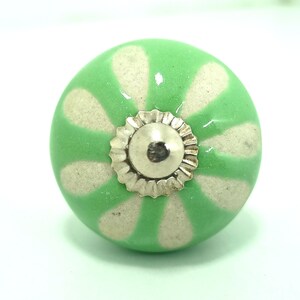 Vintage Knäufe Keramik | Pastell Blumen Schrankgriffe | Landhaus Dekor Bild 14