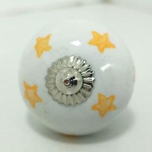 Yellow Mango Yellow Hand-Painted Ceramic Knobs, Kitchen Cabinet Pulls image 12