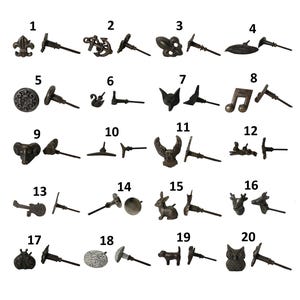 Antique Metal Knobs – Vintage Animal, Nature & Music Drawer Pulls for Cabinets and Furniture, Vintage Knobs, Drawer Pulls, Cabinet Knobs