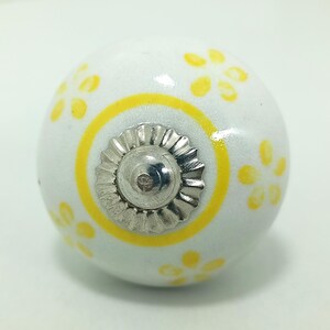 Yellow Mango Yellow Hand-Painted Ceramic Knobs, Kitchen Cabinet Pulls image 10