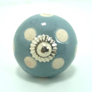 Vintage Knäufe Keramik | Pastell Blumen Schrankgriffe | Landhaus Dekor Bild 20
