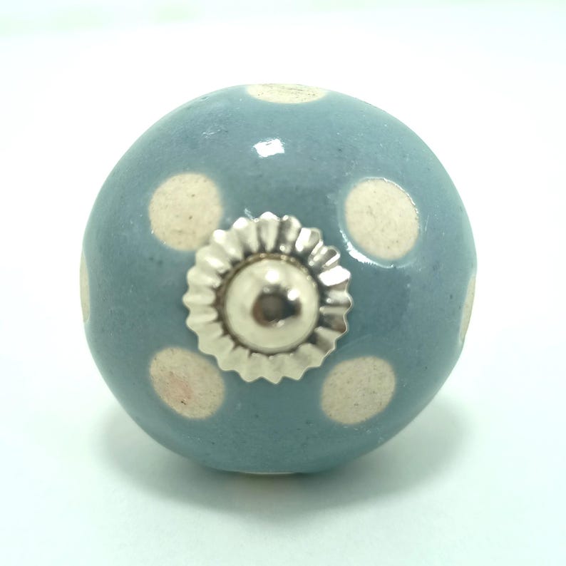 Vintage Knäufe Keramik | Pastell Blumen Schrankgriffe | Landhaus Dekor Bild 20
