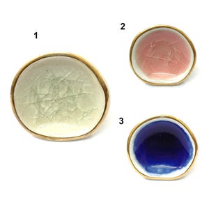 Crackled Glas Gold Keramik Knäufe, Hand-bemalte Schubladenknäufe