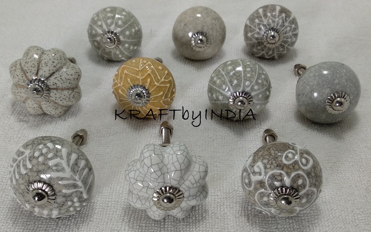 Keramik Knäufe Handbemalte Küchenschrank Schubladenknöpfe | Etsy