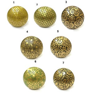Golden Brass Decorative Knobs, Kitchen Cabinet Drawer Pulls
