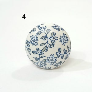 Multicolor Ceramic Cabinet Knob, Decorative Drawer Pull Style 4